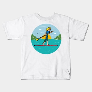 Paddleboarding Kids T-Shirt